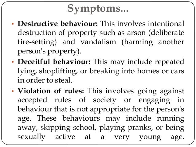 Deceitful behavior